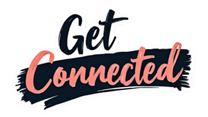 An interesting text art graphic that says "Get Connected"